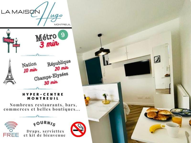 La Maison Hugo Montreuil  Esterno foto