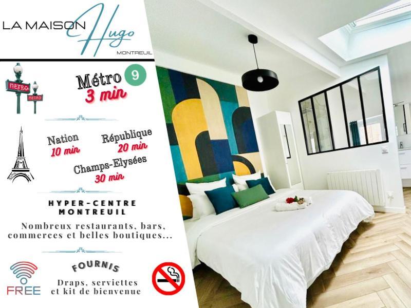 La Maison Hugo Montreuil  Esterno foto