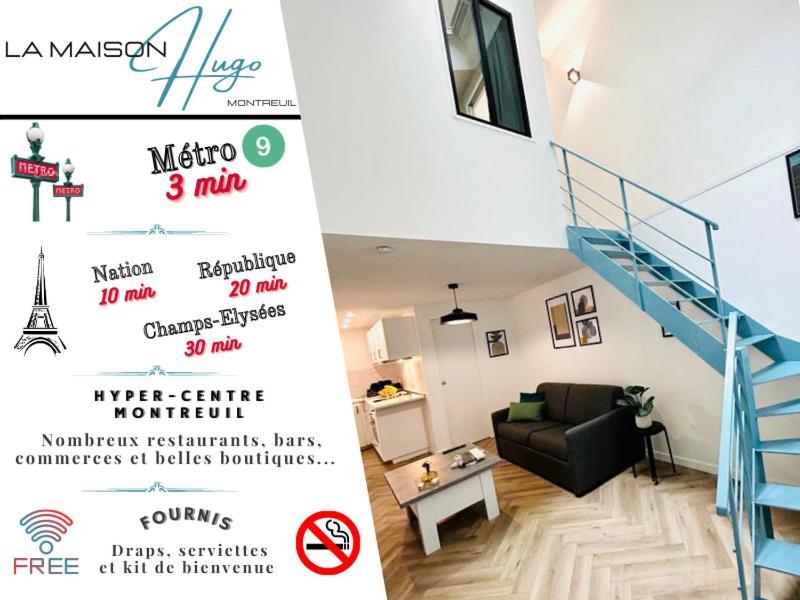 La Maison Hugo Montreuil  Esterno foto