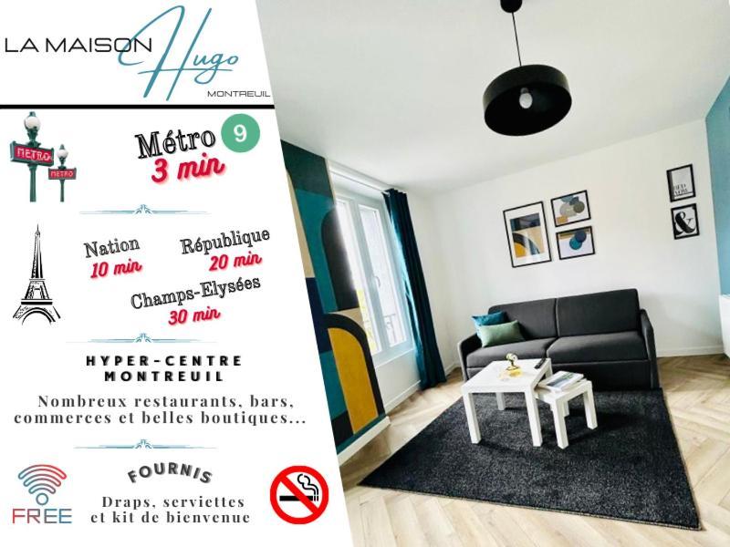 La Maison Hugo Montreuil  Esterno foto